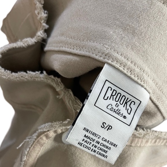 CLOSING SALE - NWOT - Crooks & Castles Fringed Baseball Jersey - Picture 8 of 10